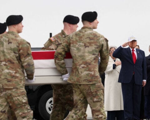 Six US troops killed in Iran war brought home in dignified transfer