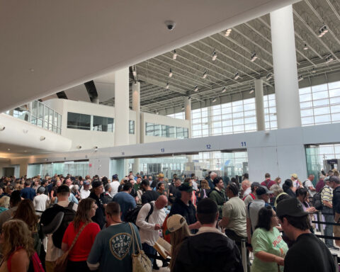 Airports see hours-long delays due to TSA shortages as Homeland Security shutdown shows no sign of ending