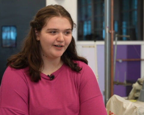 Teen with rare Weaver-Smith syndrome gets custom-designed shoes to fit her size 22 feet