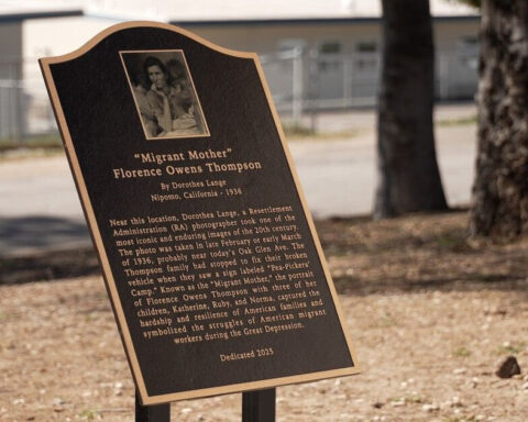 'Migrant Mother' plaque finds new home at Nipomo Library