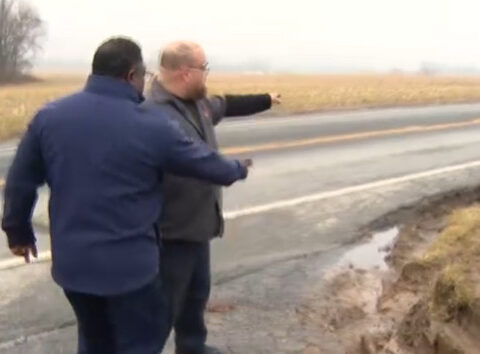 'Visibly upset, shaking': Video shows truck drive around bus, nearly hit 2 Cecil County girls