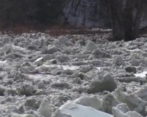 Mad River ice jam still stuck