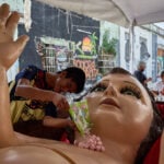 Giant Baby Jesus statue visits Mexico City’s Tepito neighborhood with message of peace