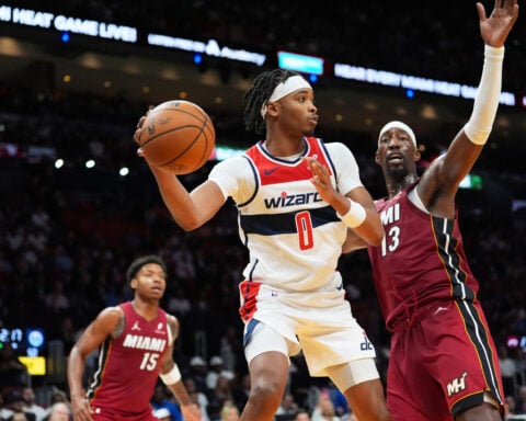 Bam Adebayo scores 83 points, 2nd-best in NBA history, sets FT records in Heat win over Wizards