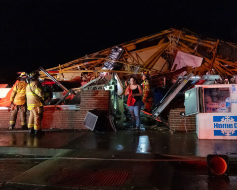 Tornado kills 2 in Indiana as dangerous storms make their final push