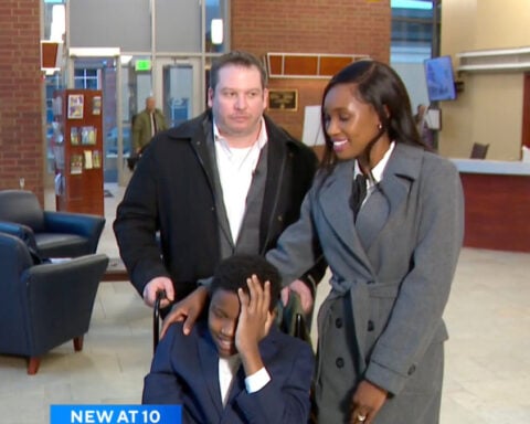 6 years after deadly Minnesota crash, father-and-son first responders meet boy they saved