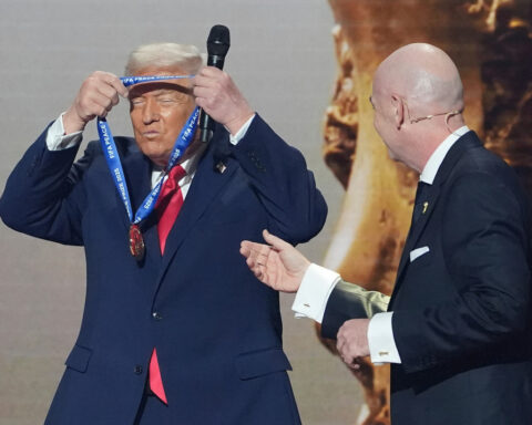 Iran’s sports minister says the country can’t take part in the World Cup because of US attacks