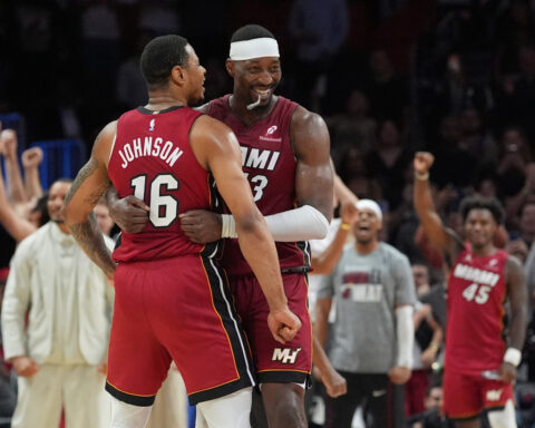 Bam Adebayo's 83-point night was one to remember in Miami. But not everyone was pleased