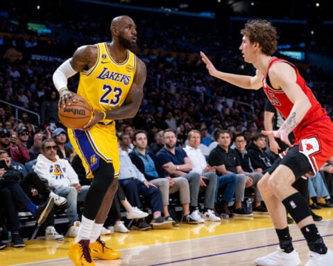Luka Doncic scores 51, LeBron James returns from injuries to lead Lakers past Bulls 142-130