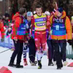 Winter Olympics star Klaebo says he has a concussion from crash in World Cup race