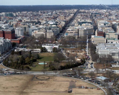 The White House wants to build an underground center to provide security screening for visitors