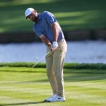 Ludvig Aberg aces Sawgrass with 63 to take 2-shot lead at Players as Scheffler narrowly makes cut
