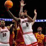 No. 2 Arizona’s Jaden Bradley stuns No. 7 Iowa State with a buzzer-beater to reach Big 12 final