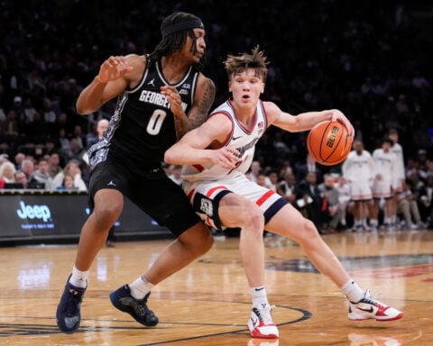 No. 6 UConn beats Georgetown 67-51 to set up a Big East final clash against No. 13 St. John's