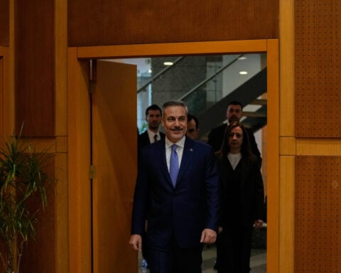 Turkey's Foreign Minister Hakan Fidan talks diplomatic efforts as regional war rages