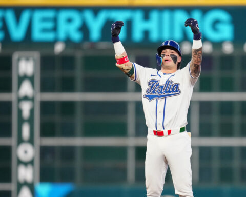 Italian team players celebrate WBC success with la dolce vita: espresso, wine and Armani