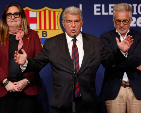 Laporta wins 5 more years as president of Barcelona after thousands vote in club election