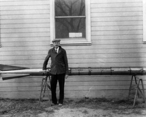 The first modern rocket launched 100 years ago, beginning a century of both innovations and challenges for spaceflight