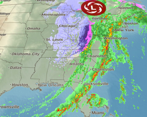 Sprawling storm drops feet of snow, knocks out power with high winds and disrupts thousands of flights