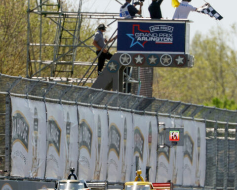 Kyle Kirkwood wins another IndyCar street race, this one to become first winner in Arlington