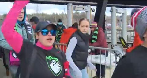 Soccer fans flock to Gillette Stadium for Boston Legacy's first game, "women's sports is just as important as men's"