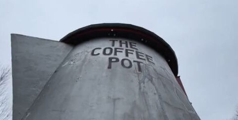 Pennsylvania is home to a nearly century-old, 18-foot giant coffee pot