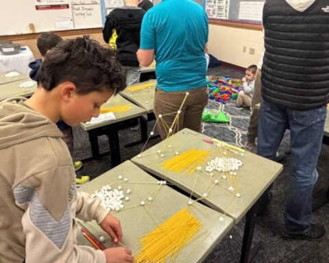 Kids made lava lamps, built engines and more at this successful STEM Family Night