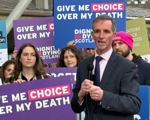 Scottish lawmakers reject bill to let terminally ill people end their lives