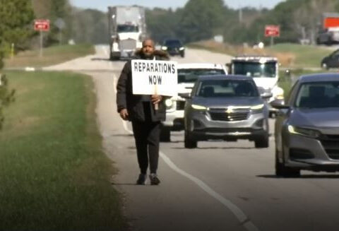 Pastor walks 40 miles to Raleigh, calling for justice and reparations