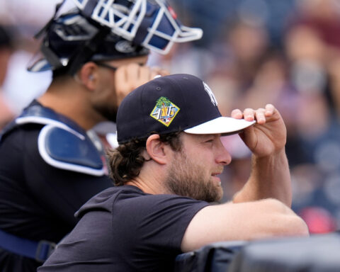 Gerrit Cole pitches scoreless inning in first spring training appearance since Tommy John surgery
