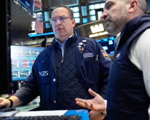 Brent crude briefly tops $119 per barrel, before receding, and shakes stock markets worldwide