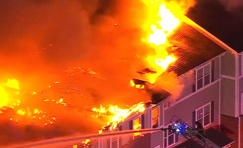 Massive fire tears through multiple townhomes in Branchburg, NJ