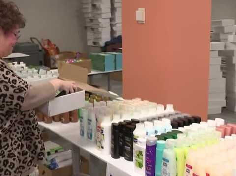 Pennsylvania Turnpike volunteers make care kits for human trafficking survivors