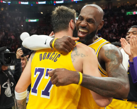 The Lakers say Luka Doncic should be in the MVP conversation. A 60-point game is the latest proof