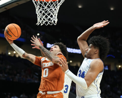 Vokietaitis has 23 as No. 11 seed Texas gets past Dybantsa and No. 6 BYU 79-71 in March Madness