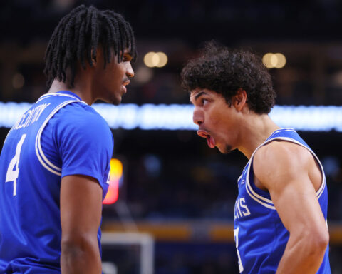 Saint Louis pounds Georgia 102-77 in March Madness as Dion Brown dominates at the rim with 18 points