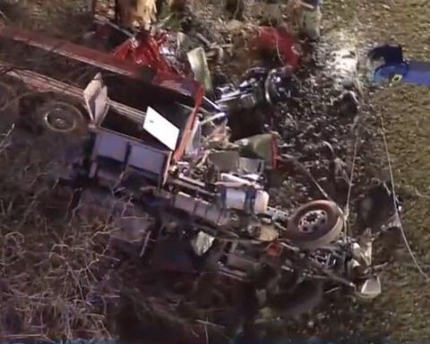2 firefighters killed after firetruck overturns