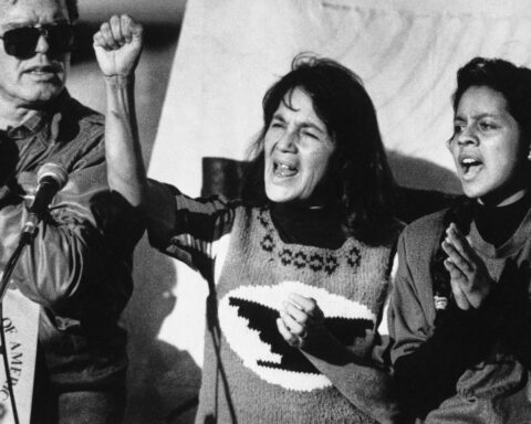 Dolores Huerta’s civil rights legacy was inextricably linked with Cesar Chavez. Then she accused him of abuse