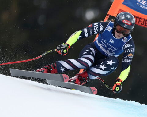 Goggia wins to lock up World Cup super-G title. Aicher further closes gap on overall leader Shiffrin