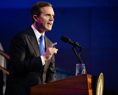 Kentucky Gov. Beshear takes jabs at JD Vance in his home state of Ohio