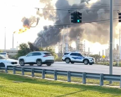Fire out and shelter-in-place order is lifted after oil refinery explosion near Texas coast