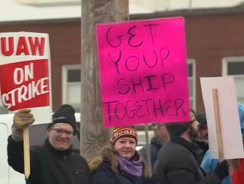 Union president reveals reason for strike at Bath Iron Works
