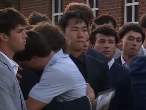 Friends, fraternity brothers remember Jimmy Gracey during memorial Mass at the University of Alabama