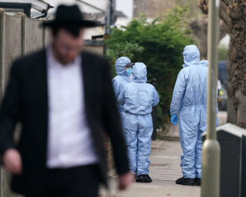 UK police arrest 2 men over arson attack on ambulances belonging to a Jewish charity