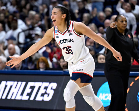Azzi Fudd’s March Madness takeover appearing in commercials and social media spots