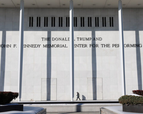 Democratic lawmaker asks judge to take Trump's name off Kennedy Center