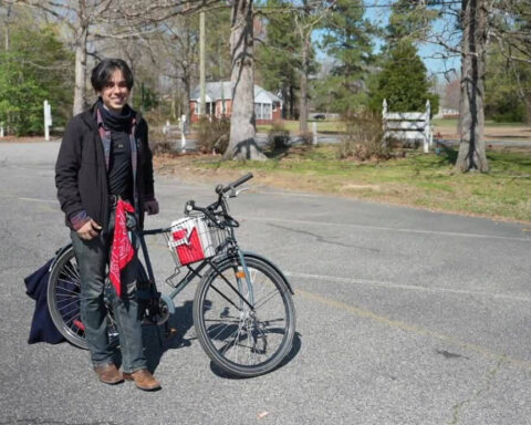 Meet the cyclist who biked from Montreal to Virginia: 'I've learned a lot'