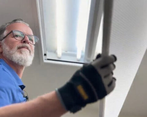 Former principal back at his old school as its new handyman