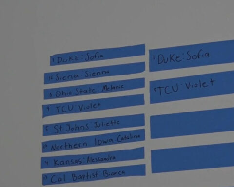 Couple using March Madness to help name new daughter