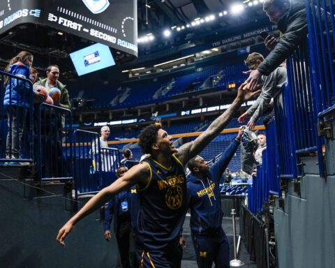 Yaxel Lendeborg’s mom practically dragged him to basketball stardom. As she battles cancer, he’s  paying her back